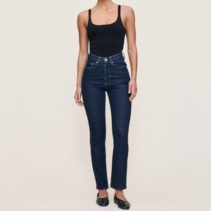 DL1961 Kristy Cigarette High Rise Jeans in Night Out
